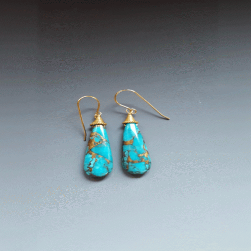 turquoise with copper veins